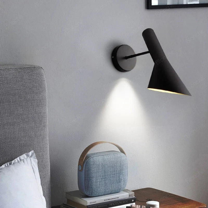 Wall Lamp Aluminum Rotating Shade Soft Diffused Light