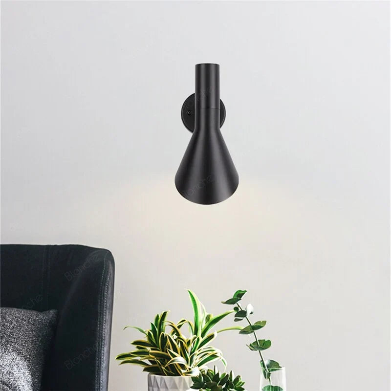 Wall Lamp Aluminum Rotating Shade Soft Diffused Light