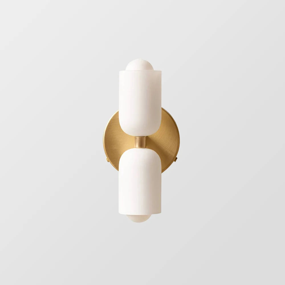Wall Lamp Double Acrylic Shades Up & Down Lighting