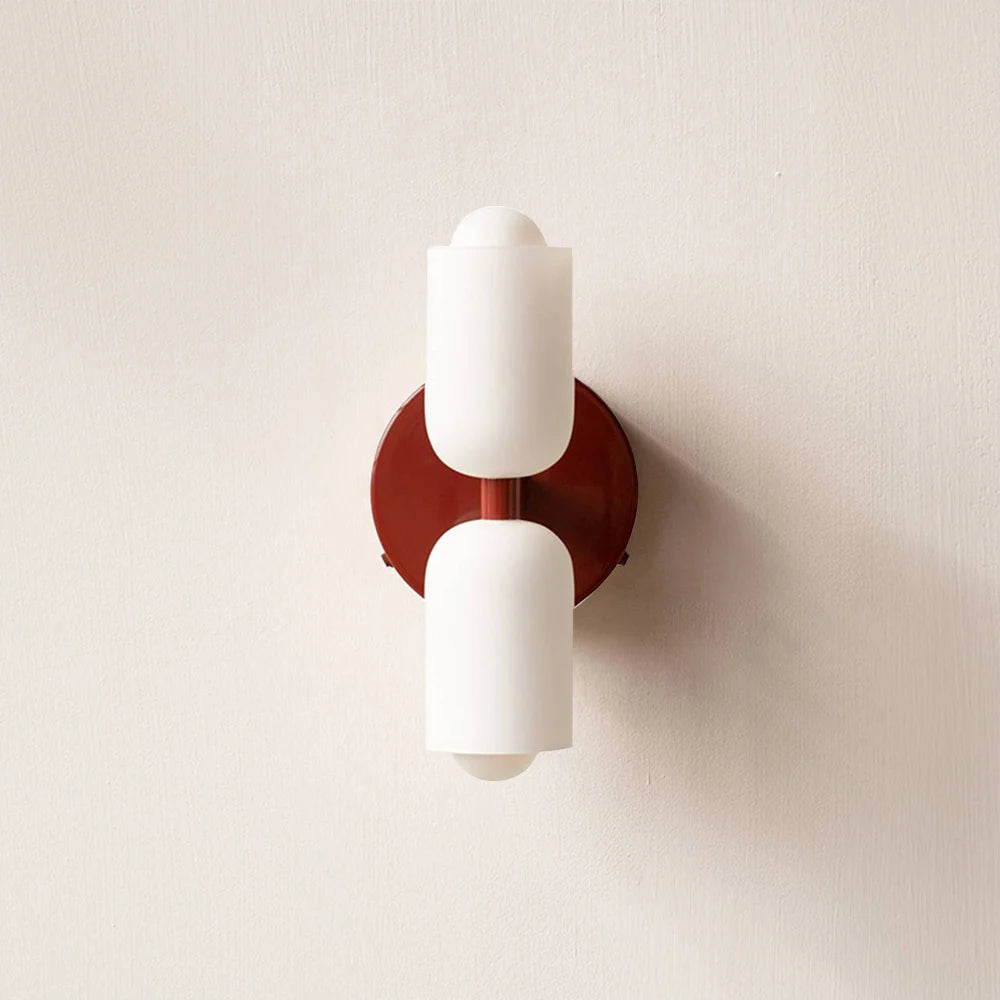Wall Lamp Double Acrylic Shades Up & Down Lighting