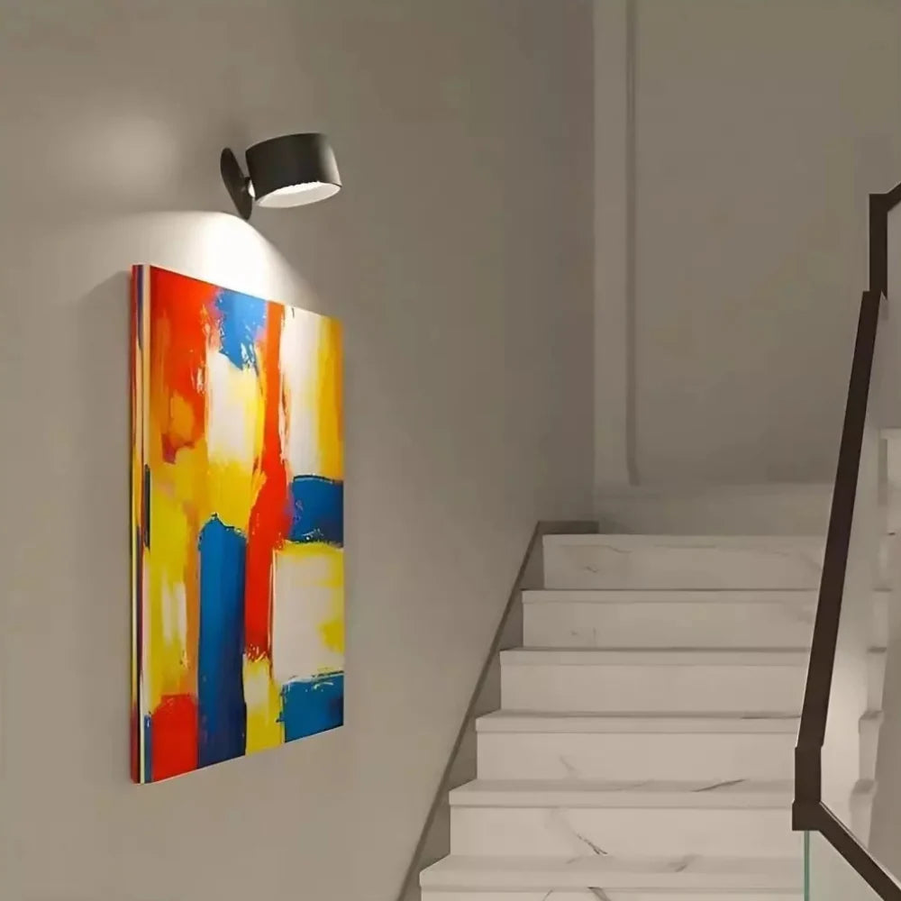 Wall Lamp Magnetic 360° Rotatable Rechargeable With Remote Control