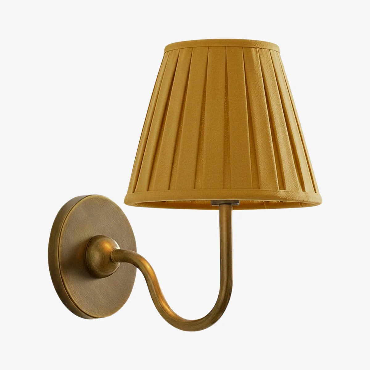 Wall Lamp Metal Fixture Fabric Shade Dimmable