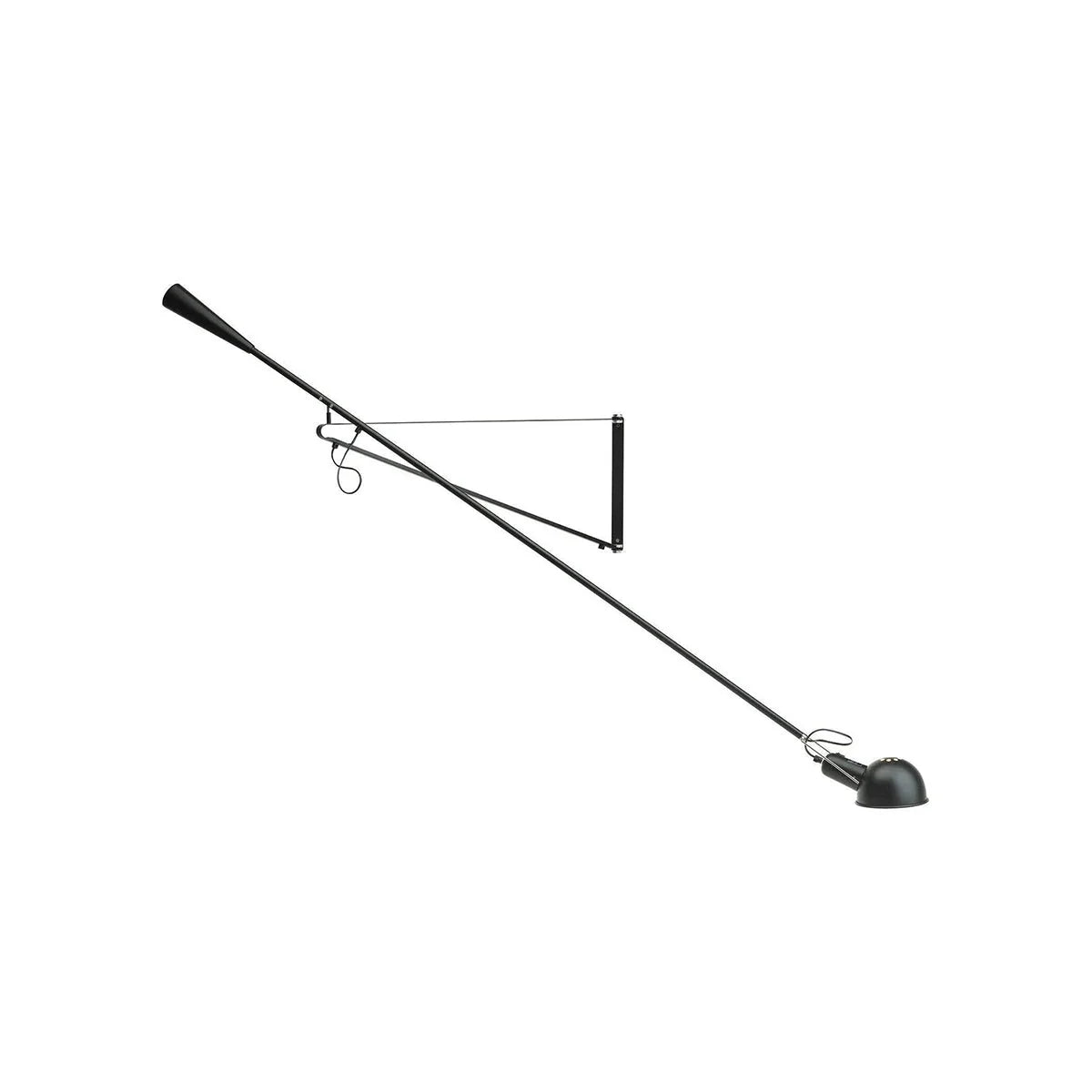 Wall Lamp Swing Arm Adjustable Cast Iron Counterweight