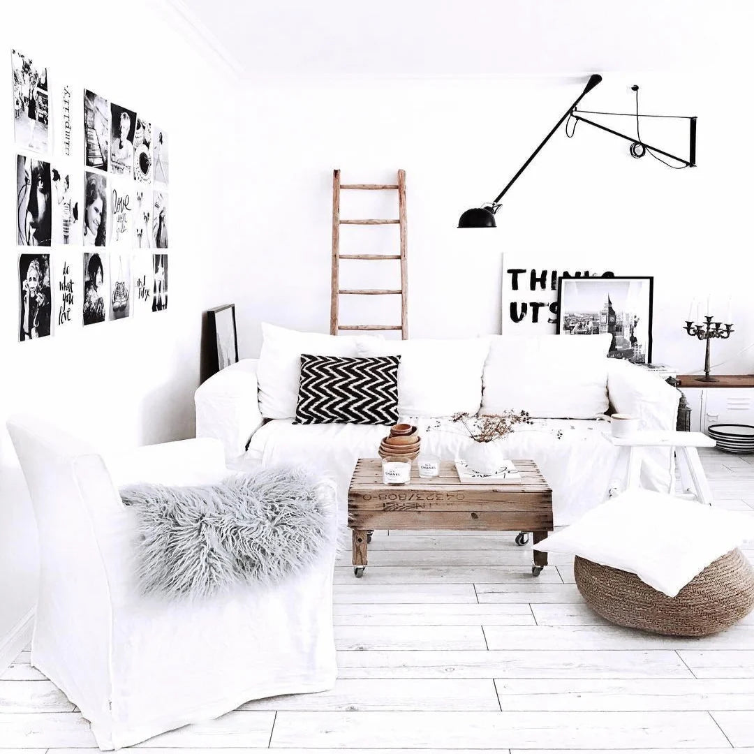 Wall Lamp Swing Arm Adjustable Cast Iron Counterweight