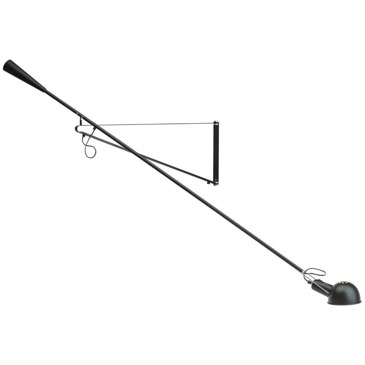 Wall Lamp Swing Arm Adjustable Cast Iron Counterweight