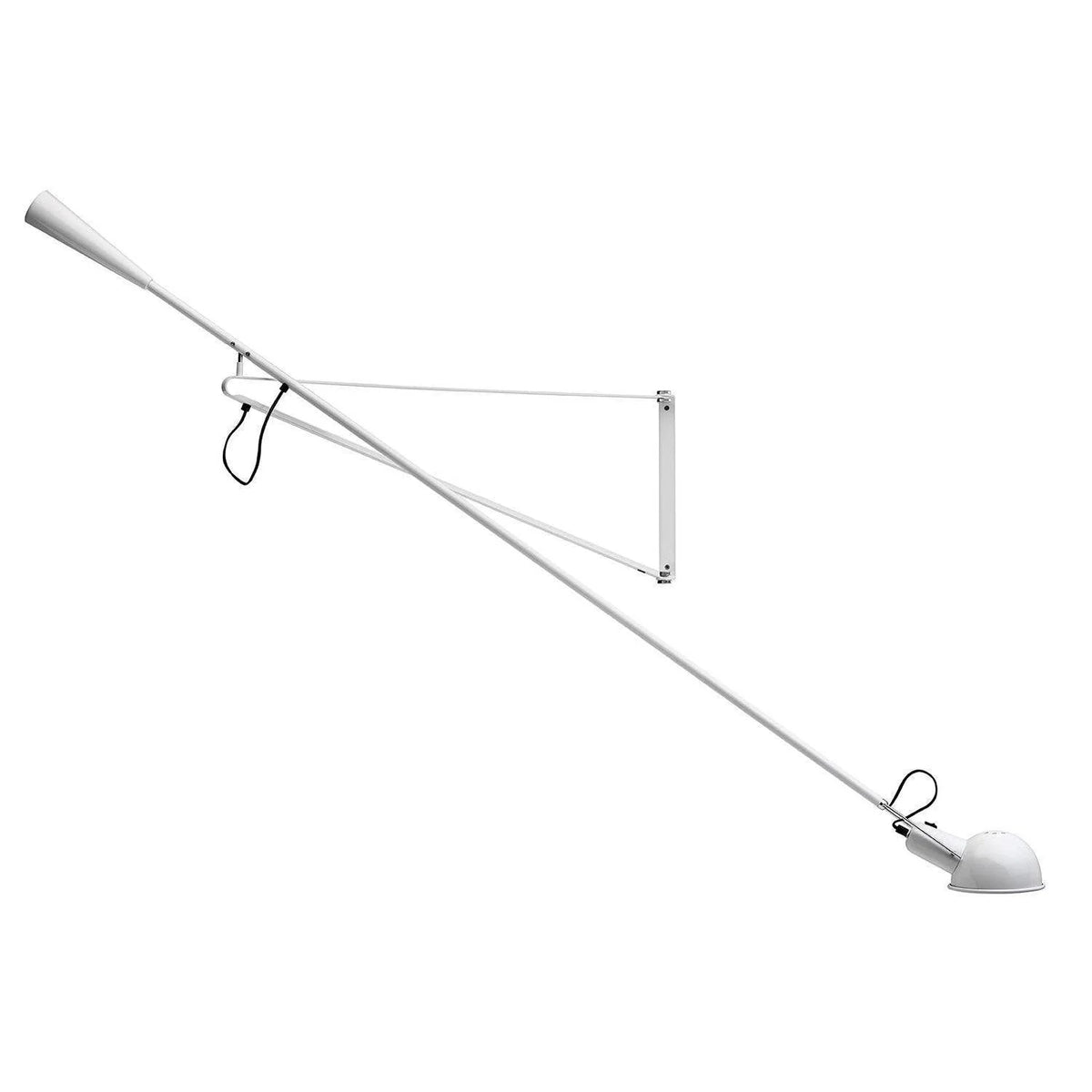 Wall Lamp Swing Arm Adjustable Cast Iron Counterweight