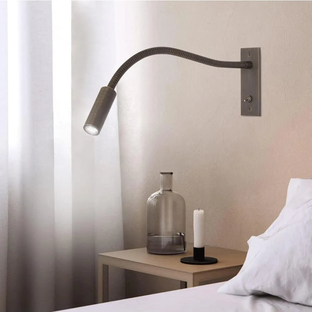 Wall Light Adjustable LED Warm Glow Metal Fixture