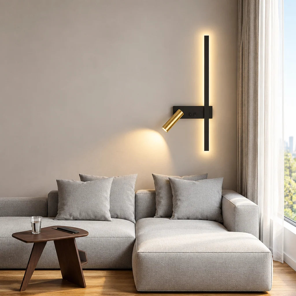 Wall Light Adjustable Swivel Head Integrated LED
