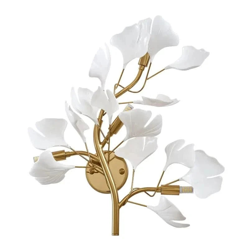 Wall Light Ginkgo Leaf Design Selectable Color Temperature