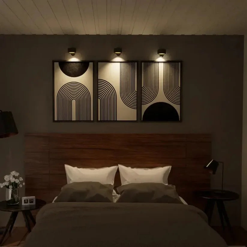 Wall Light Magnetic Mount 360° Adjustable Remote Control
