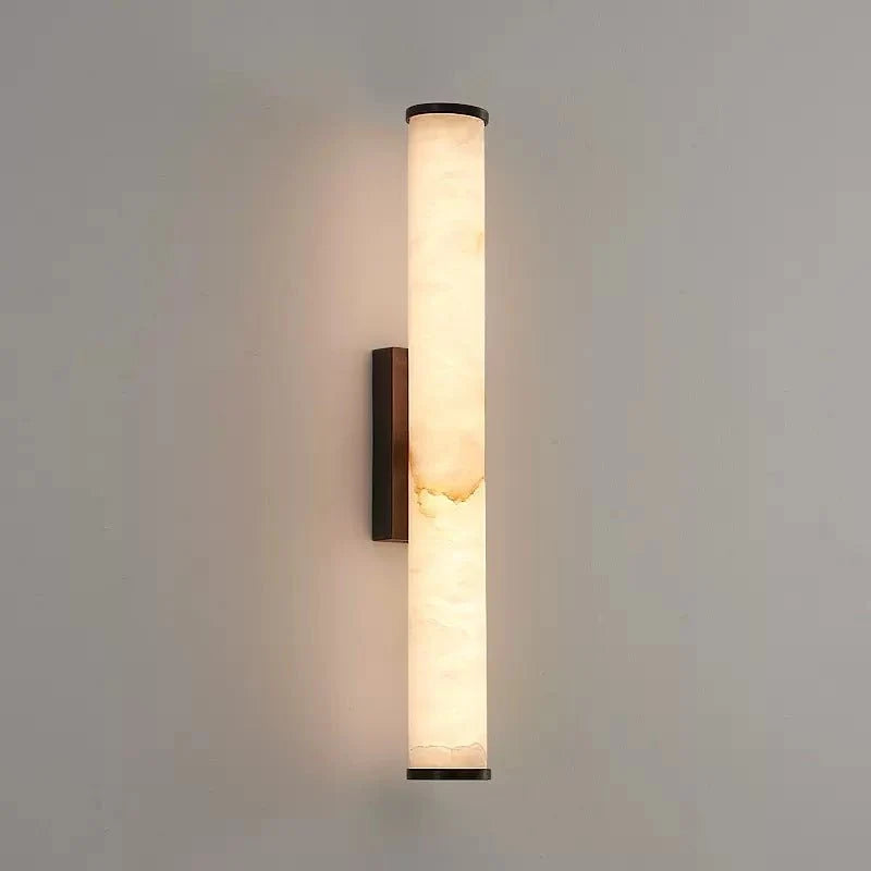 Wall Light Marble Effect Warm White LED Hardwired Indoor Installation