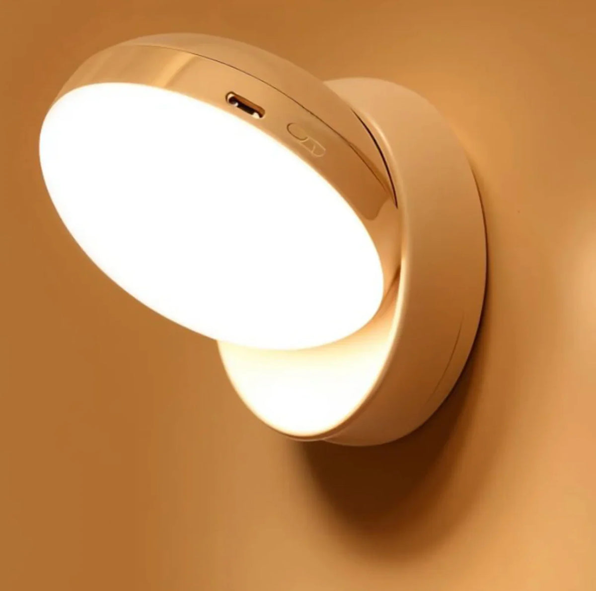 Wall Light Motion Sensor Rechargeable Magnetic Mount 360° Rotatable