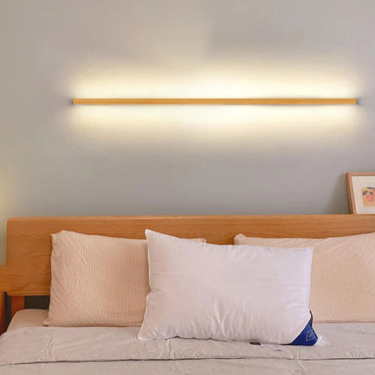 Wall Light Solid Wood Integrated LED Dimmable