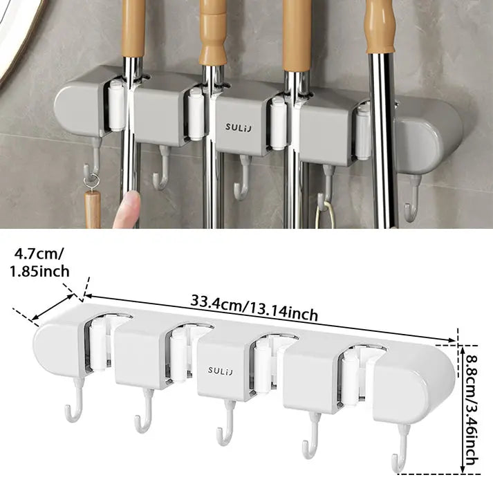 Wall Mount Organizer Stainless Steel Space-Saving