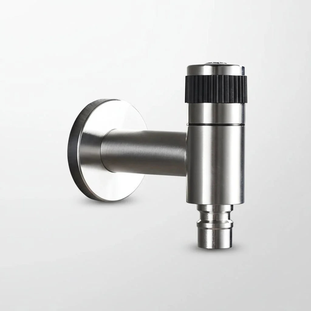 Wall-Mounted Faucet 304 Stainless Steel Space-Saving Design
