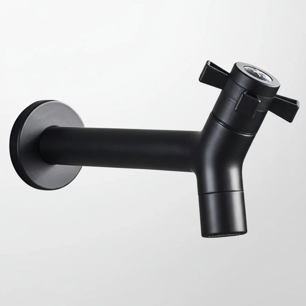 Wall-Mounted Faucet 304 Stainless Steel Space-Saving Design