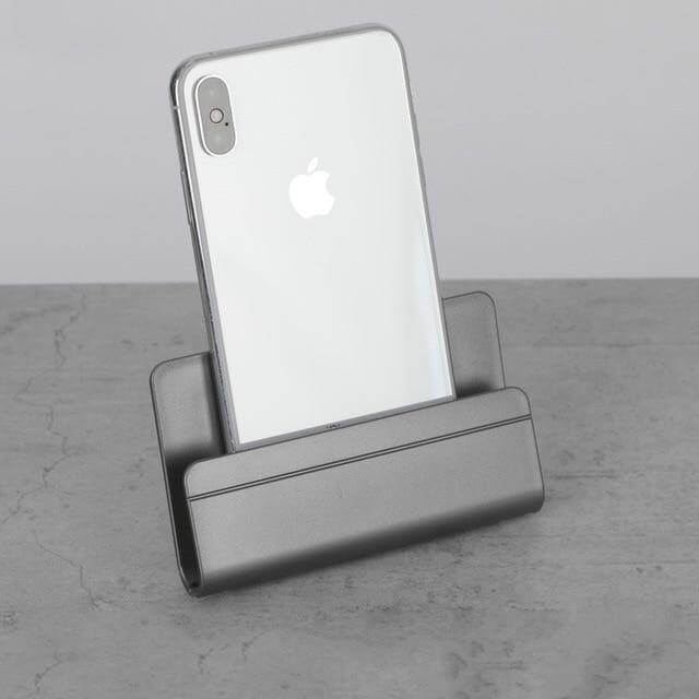 Wall Phone Holder Adhesive Mount with Charging Access
