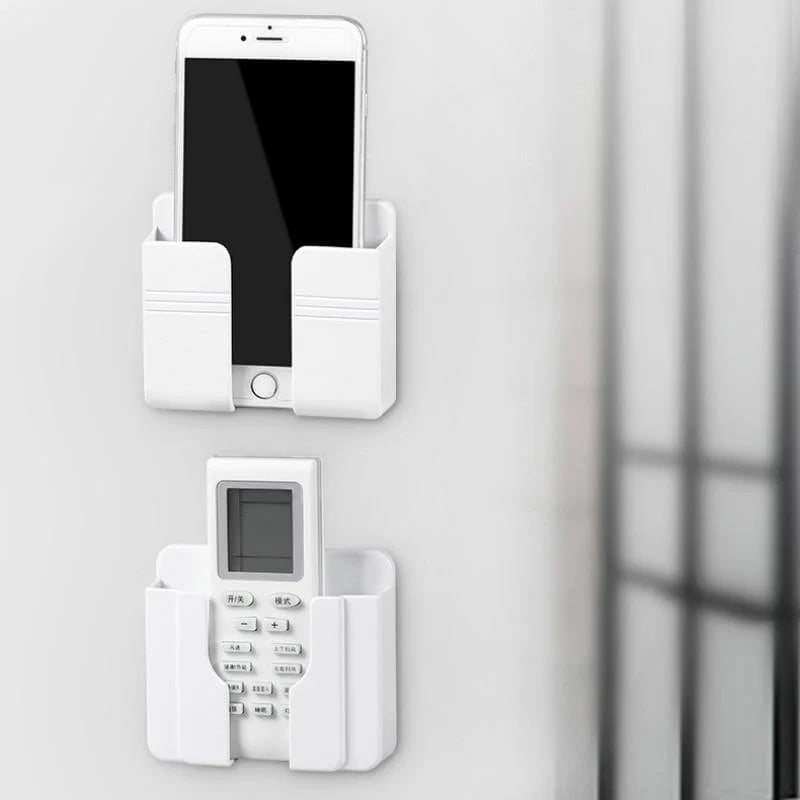 Wall Phone Holder Adhesive Mount with Charging Access