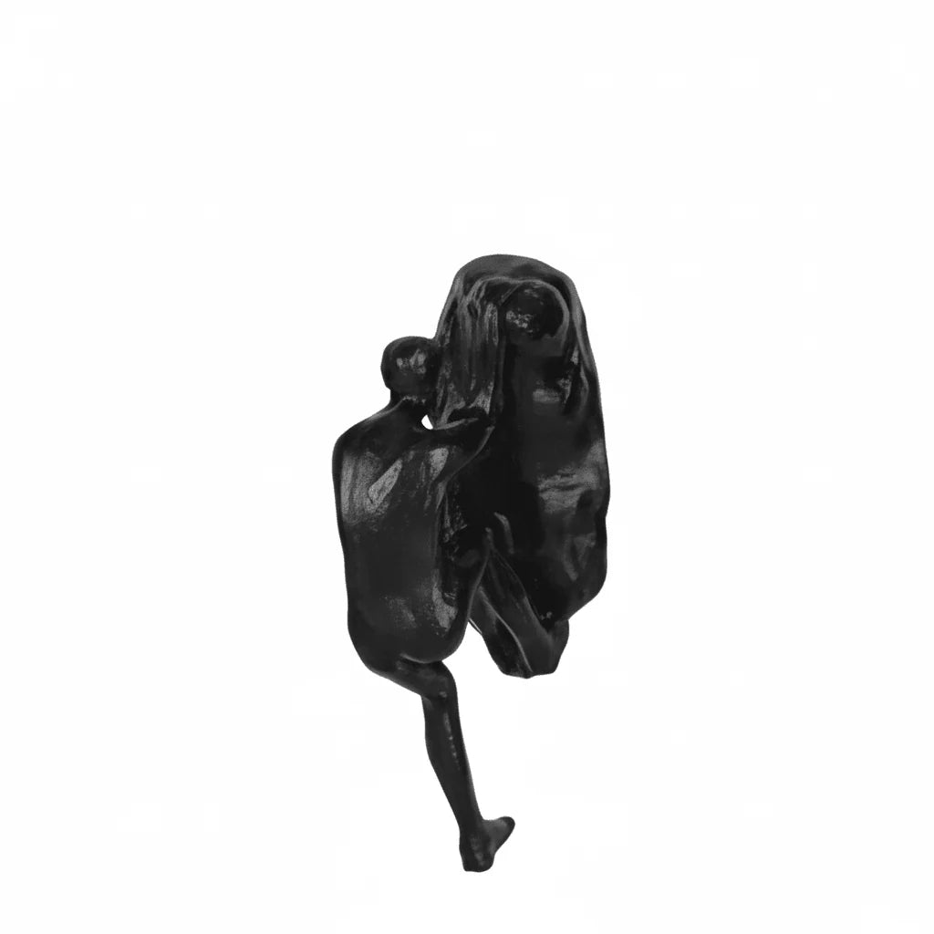 Wall Sculpture Resin Climbing Figure Mounting Hardware Included