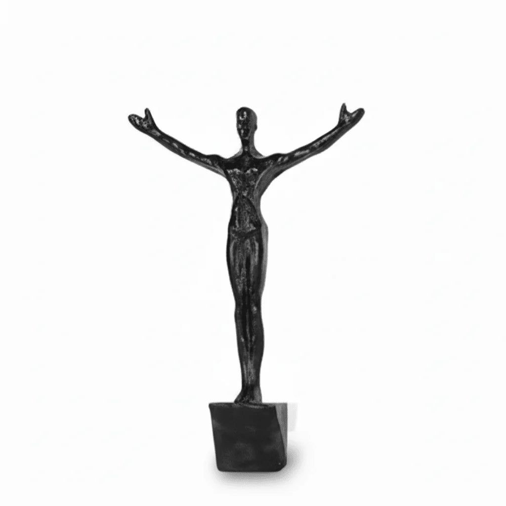 Wall Sculpture Resin Climbing Figure Mounting Hardware Included