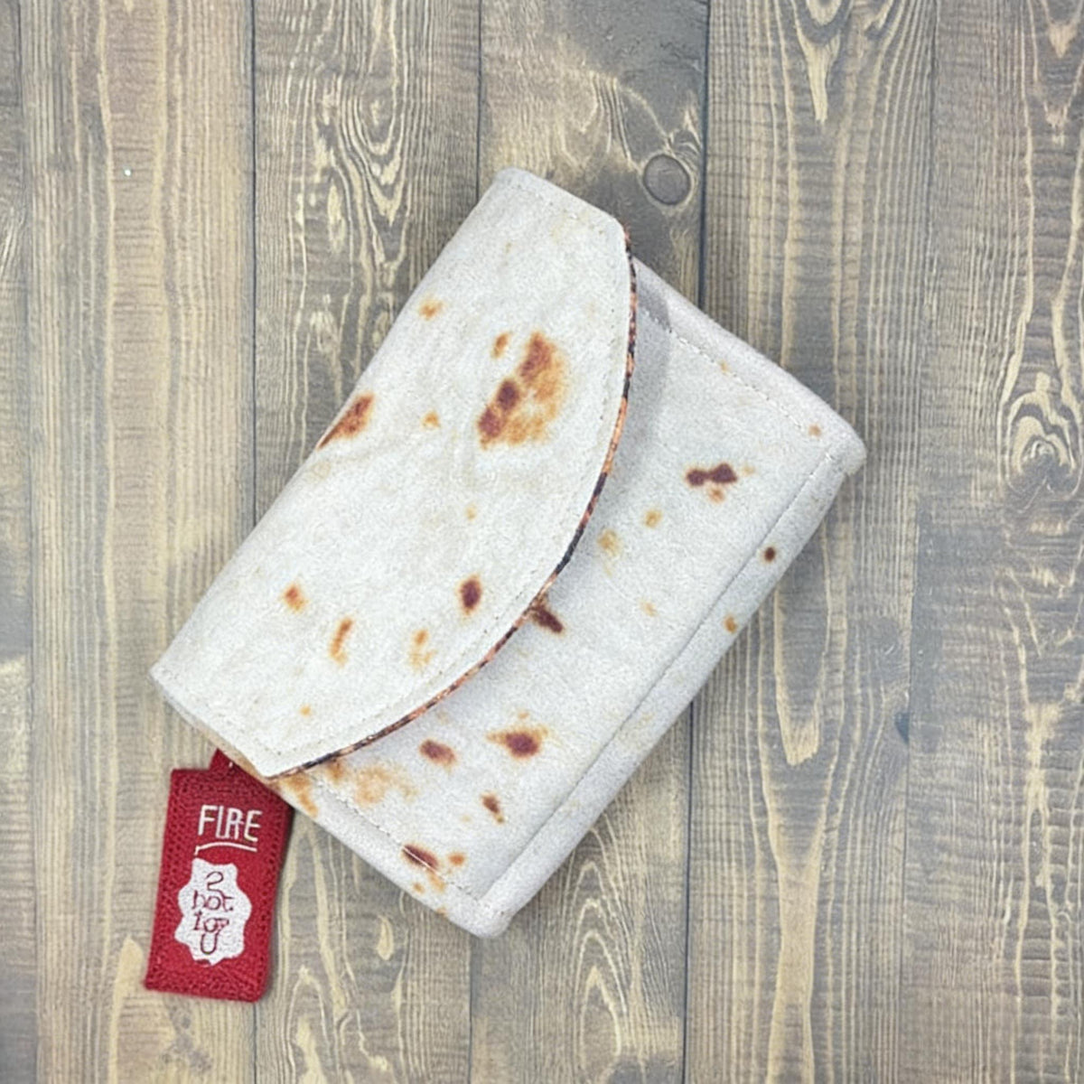 Wallet Burrito-Shaped Magnetic Closure Slim Profile