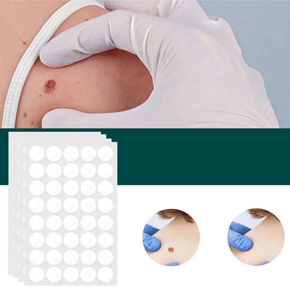 Wart & Skin Tag Patches Transparent Hydrocolloid 120 Count