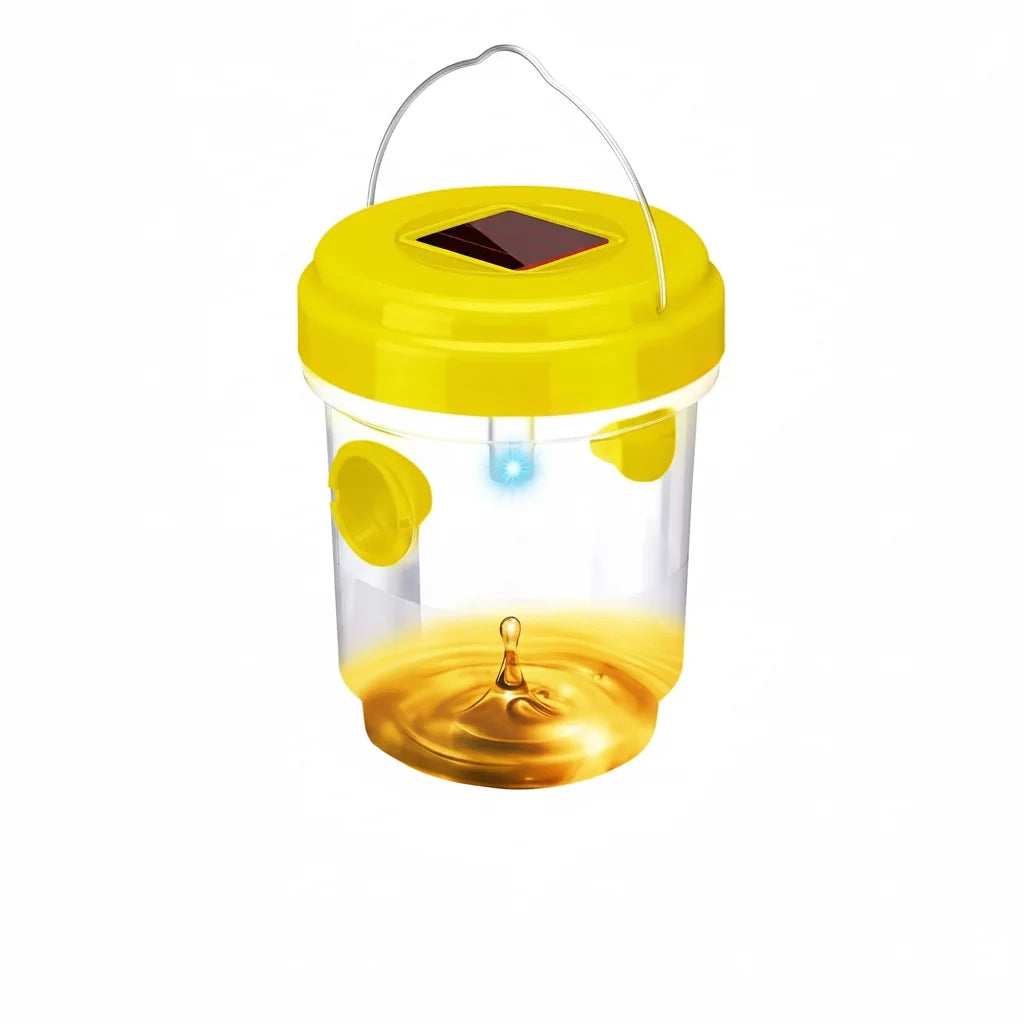 Wasp and Bee Trap Solar-Powered UV Set of 6
