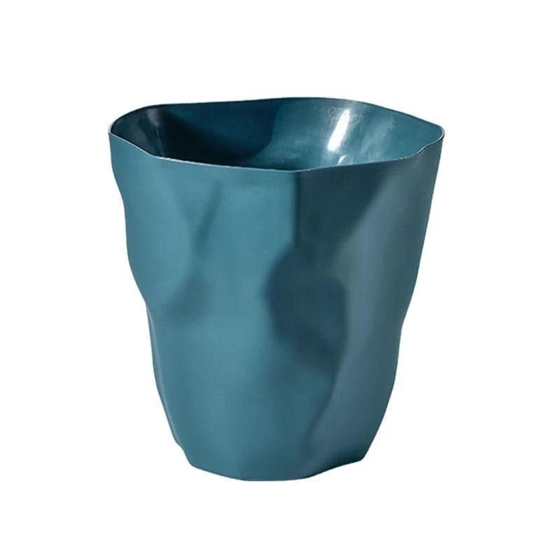 Wastebasket Space-Saving Irregular Shape Polypropylene Easy-Clean Surface
