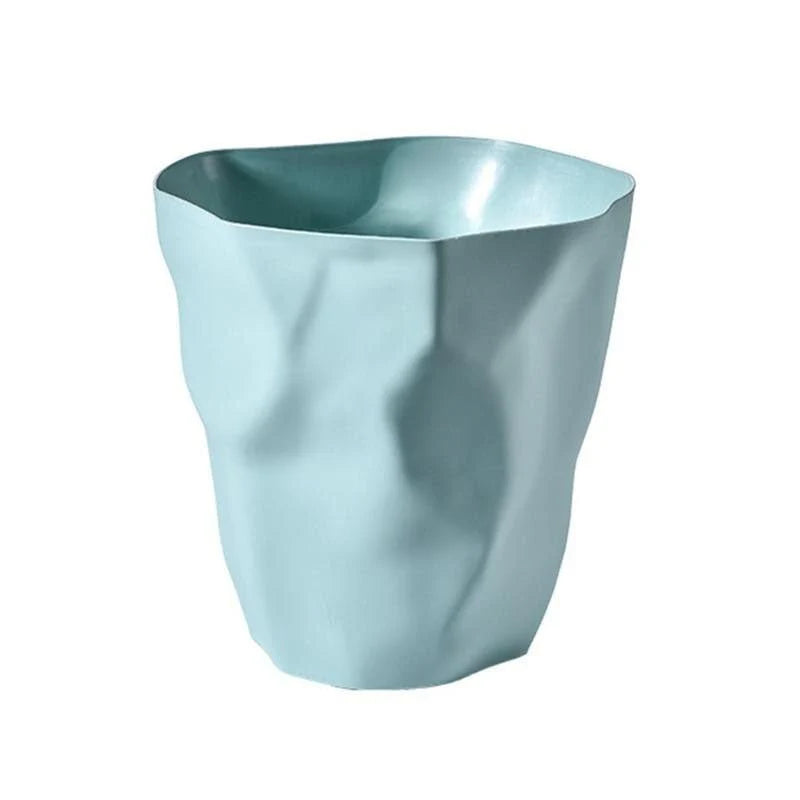 Wastebasket Space-Saving Irregular Shape Polypropylene Easy-Clean Surface