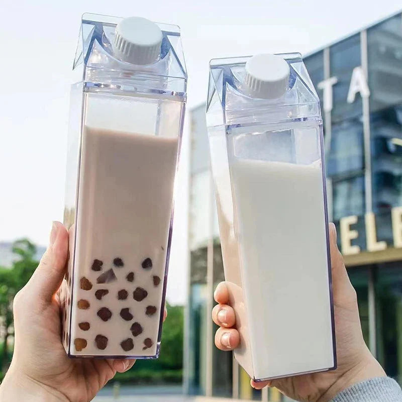Water Bottle Milk Carton Leak-Proof Wide Mouth BPA-Free