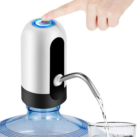 Water Dispenser Bottle-Mounted One-Touch USB-Rechargeable