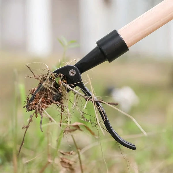 Weed Puller Four-Claw Root Extractor Long Handle