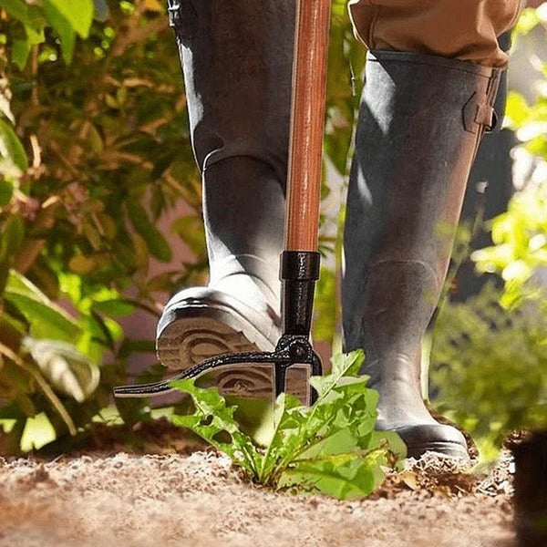 Weed Puller Four-Claw Root Extractor Long Handle