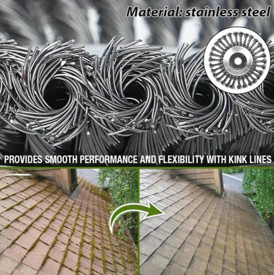 Weed Trimmer Brush Braided Carbon Steel Wire Universal Fit