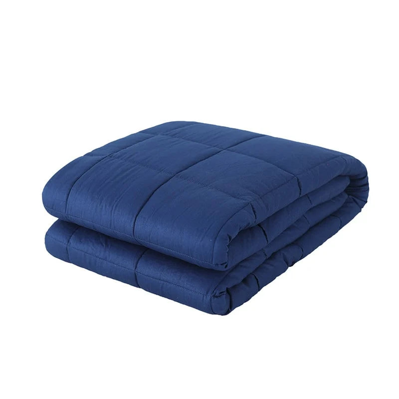 Weighted Blanket 100% Cotton Quilted Breathable Design