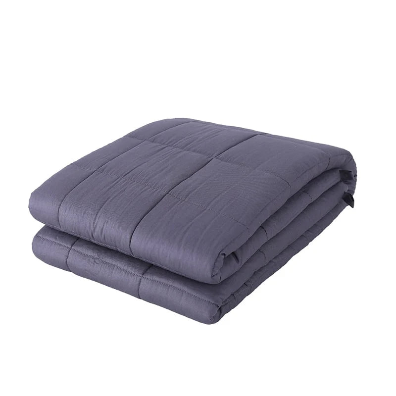 Weighted Blanket 100% Cotton Quilted Breathable Multiple Weights