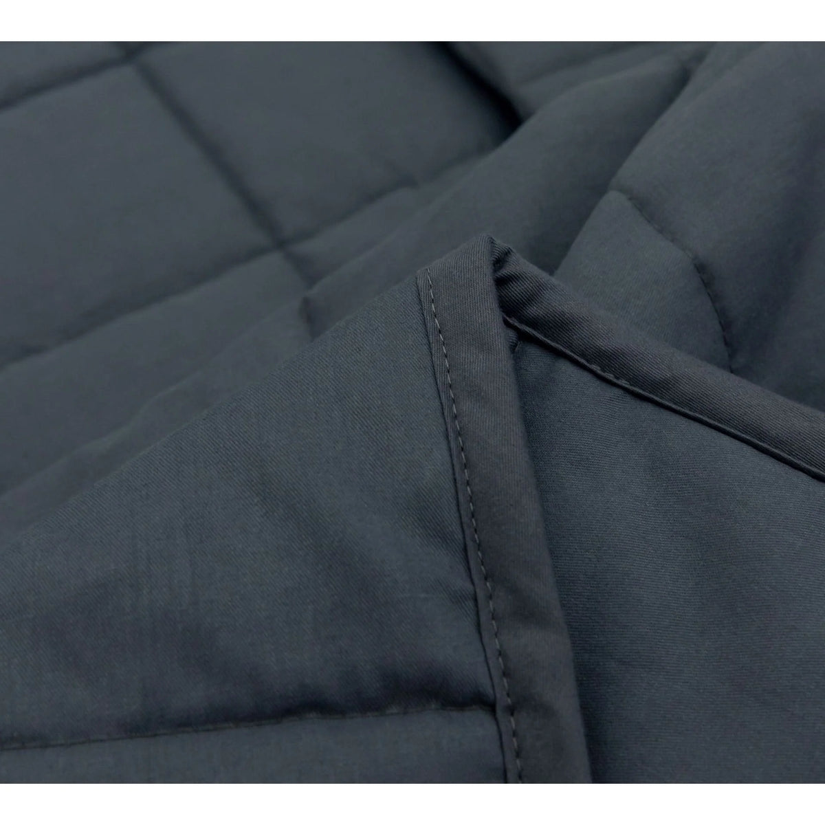 Weighted Blanket Quilted Cotton Glass Bead Filling Breathable Comfort