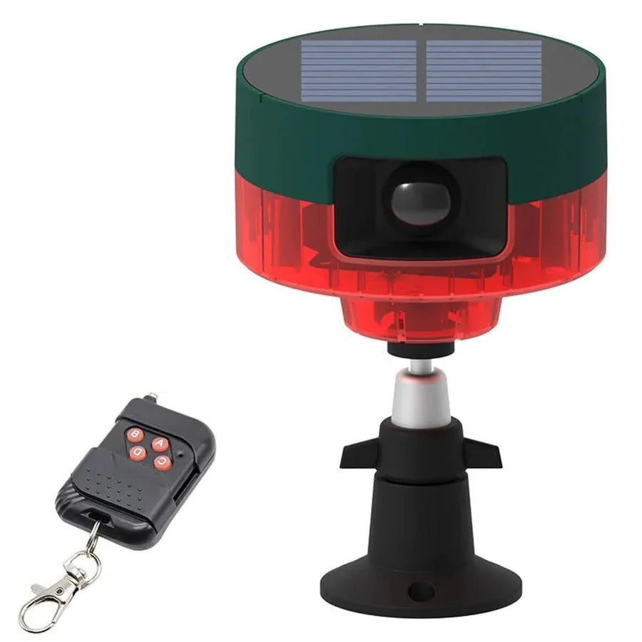 Wildlife Repeller Solar-Powered Motion Sensor Sound & Light