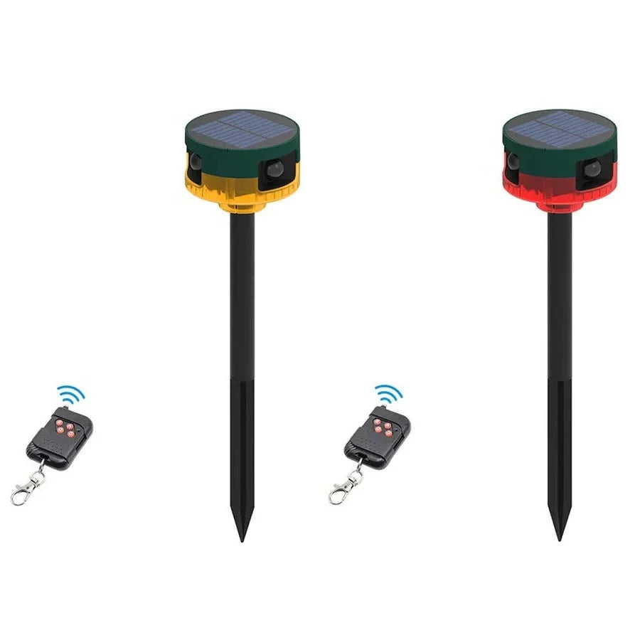 Wildlife Repeller Solar-Powered Motion Sensor Sound & Light