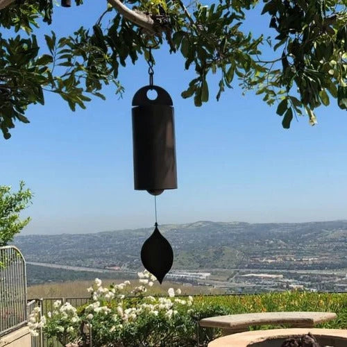 Wind Bell Steel Dual-Resonance Ash Wood Clapper
