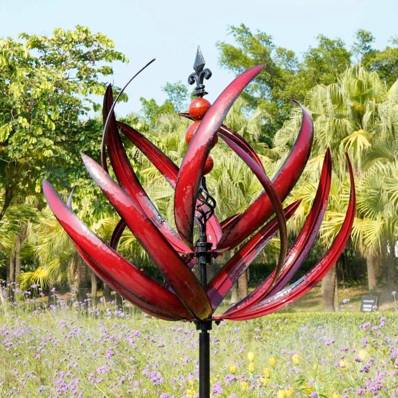 Wind Spinner Metal Smooth Bearings Stake Or Hook Mount