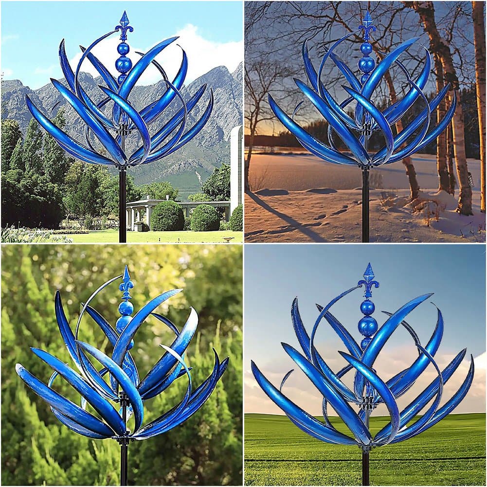 Wind Spinner Metal Smooth Bearings Stake Or Hook Mount