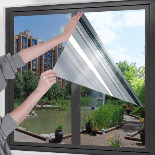 Window Film Reflective Privacy Heat Blocking Static Cling
