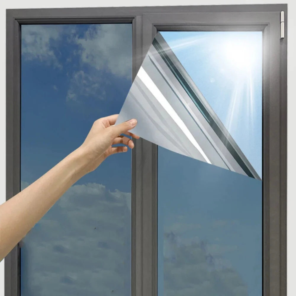 Window Film Reflective Privacy Heat Blocking Static Cling
