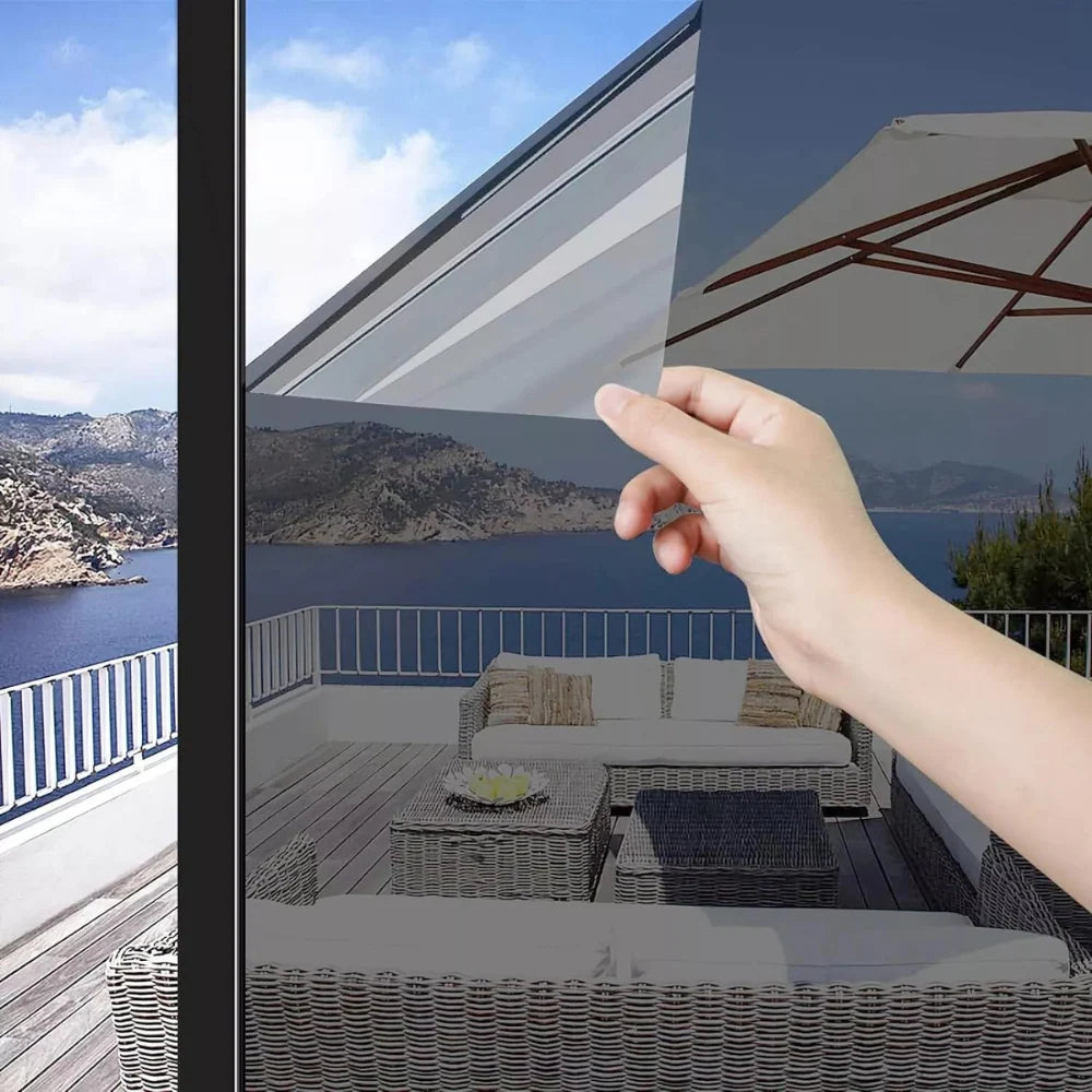 Window Film Reflective Privacy Heat Blocking Static Cling