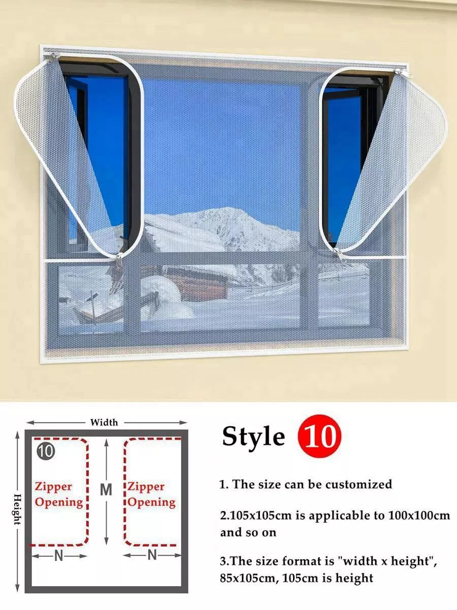 Window Insulation Film Double-Layer Transparent Draft Barrier