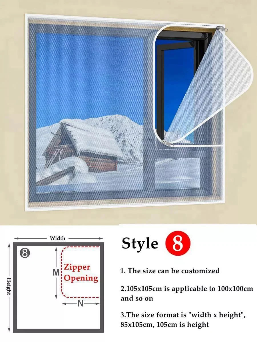 Window Insulation Film Double-Layer Transparent Draft Barrier