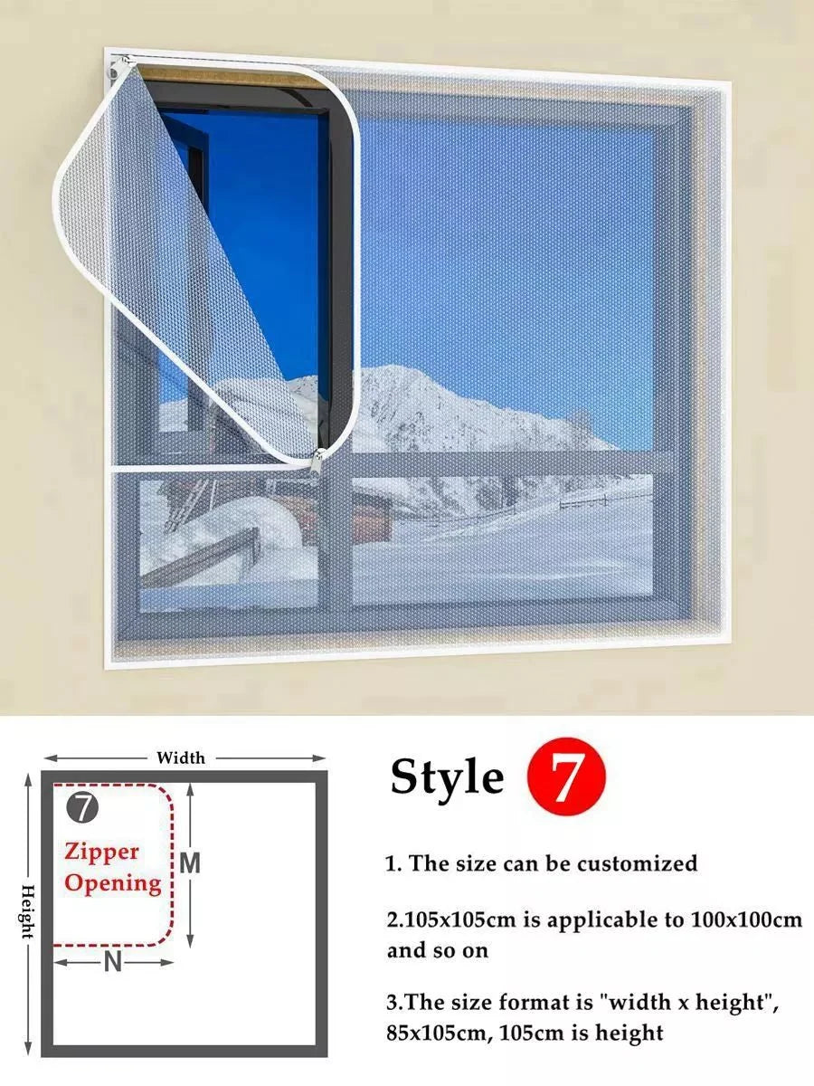 Window Insulation Film Double-Layer Transparent Draft Barrier
