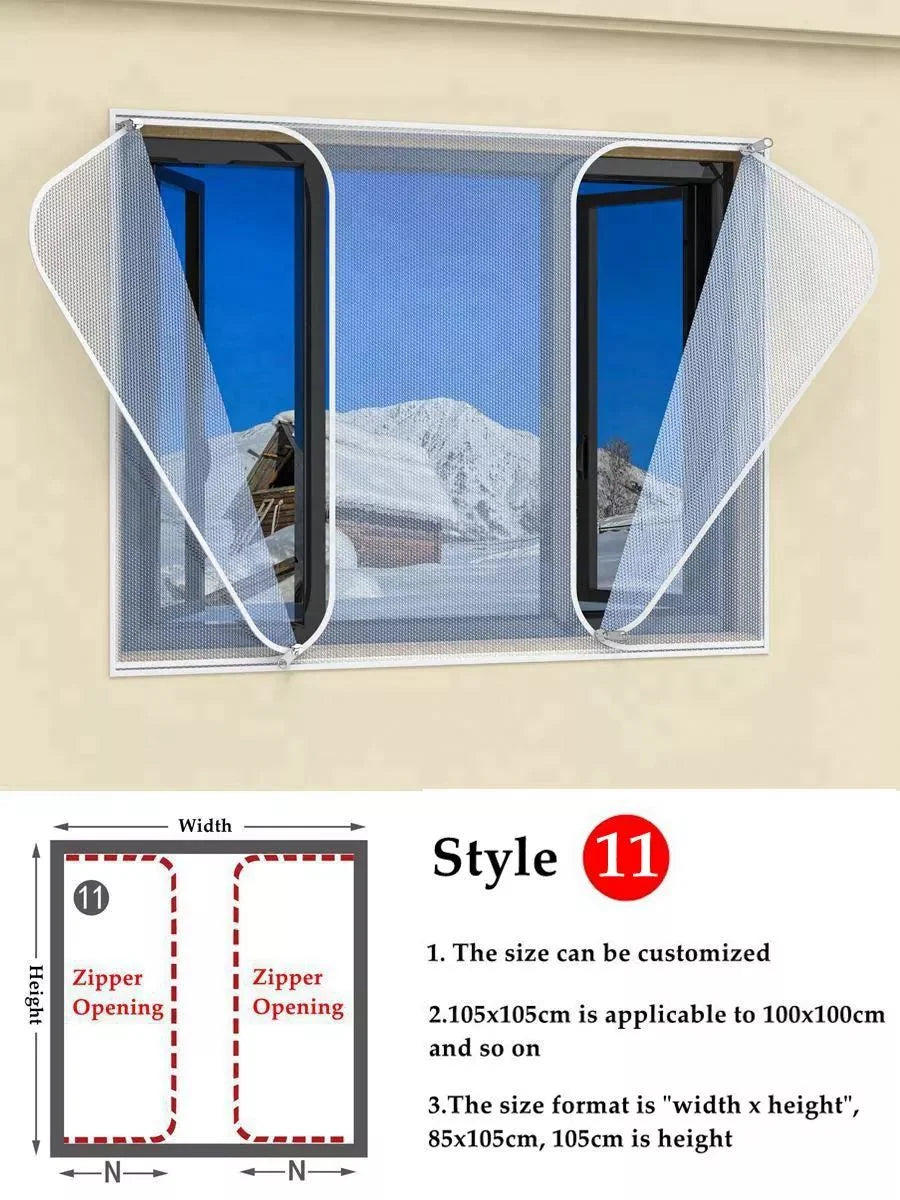 Window Insulation Film Double-Layer Transparent Draft Barrier