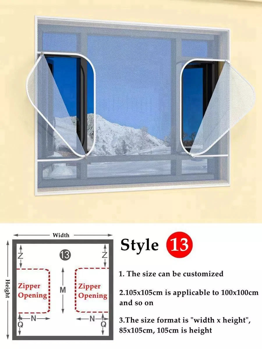Window Insulation Film Double-Layer Transparent Draft Barrier